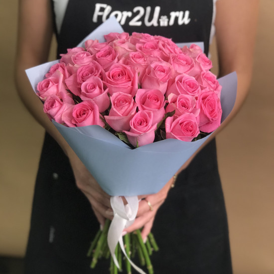 Букеты из роз Букет из 33 роз (40 см)